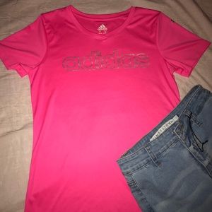 Pink adidas top!